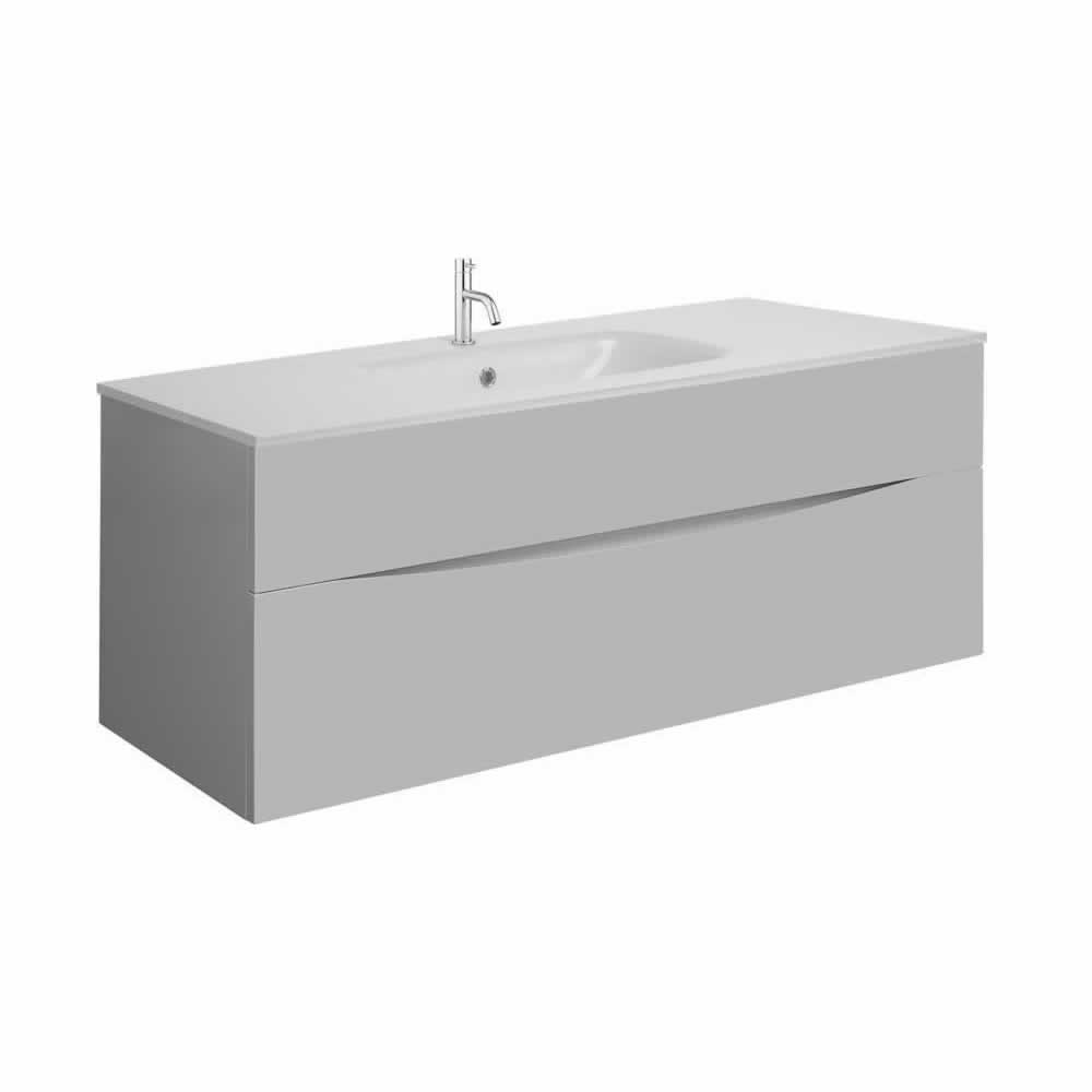 Glide II 100 Unit & Ice White Glass Basin